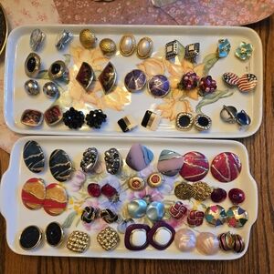 Elegant Multicolor Women's Earring Lot